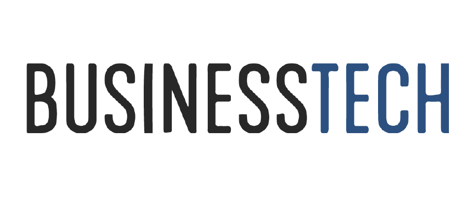 BUSINESSTECH logo with 'BUSINESS' in dark gray and 'TECH' in blue.